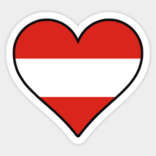 I Love Austria Sticker